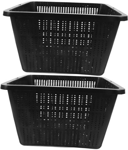 Milisten 2stücke Hydroponische Netztöpfe Aus Kunststoff Leicht Transportierbare Pflanzkörbe Für Zimmerpflanzen Und Gemüseanbau Anfängerfreundliches Indoor Anbausystem Für Hydroponik Zubehör