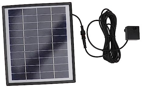 Supvox Vogeltränkebrunnenpumpe solarbrunnen solarbrunnem Solar Garden Fountain solar pump Schwimmende Springbrunnenpumpe Solarpanel Wasserspiel Gartenwasserpumpe solare Wasserpumpe Black