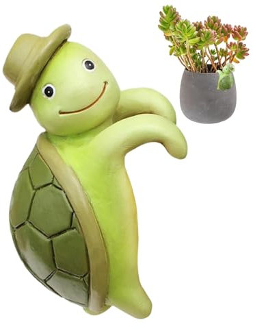 Whnbuij Approche de l'usine, Cintre de pour la Figure, Décoration de jardinières en résine, Tartotaliere Figure Crochet de de Jardin extérieur pour extérieur étang