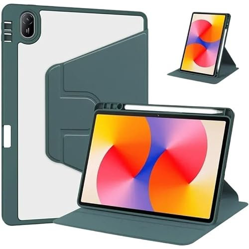 Flip PU Leather Tablet Case Suitable For Huawei Matepad Pro 13.2inch PCE-W30 2023 Magnetic Acrylic Hard Cover With Pen Slot(Green)