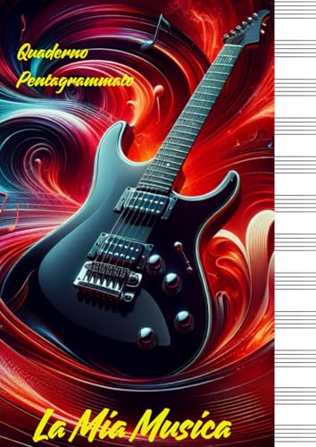Quaderno pentagrammato A4: La Mia Musica: In formato A4, con 100 pagine di pentagrammi ben strutturati, è il compagno ideale per dare forma alla tua creatività musicale.