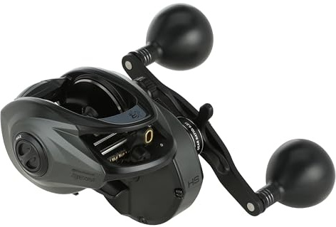 Abu Garcia Beast Low Profile Baitcasting Reel | Freshwater & Saltwater Predator Casting Fishing Reel | Power Stack Carbon Drag | Aluminium Body | 4.8:1 Gear Ratio | 4000 | Left Hand