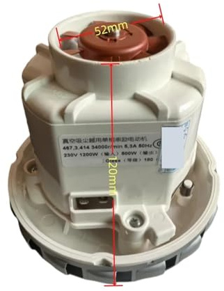 YHNNH 467.3.414 3400 R/min 5,3 A 50 Hz 230 V 1200 W (Entrada) 500 W (Salida) Motor del Colector De Polvo Motor Principal