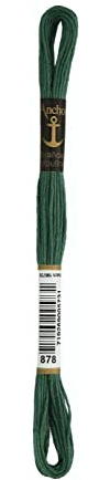 ANCHOR Broderi gängor sticktwist, löplängd: 8 m 878