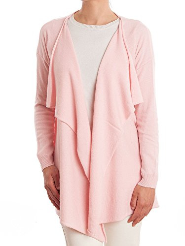 DALLE PIANE CASHMERE Cardigan Donna Misto Cashmere Lana - Rosa