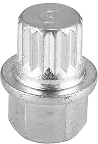 X AUTOHAUX Tuerca de seguridad antirrobo para rueda ABC6/17PT, llave para extraer el tornillo de la tuerca de seguridad para VW para Audi