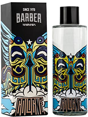 barber marmara MARMARA PUERTO RICO Limited Edition Eau de Cologne 500ml | Herren Duftwasser Glasflasche | Geschenkverpackung | Parfüm | Aftershave Men | | 8% Duftöl