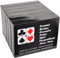 WiMi 12 X Premium Spielkarten Bridge Canasta Skat Poker Doppelkopf Rommé Karten Pokerkarten 100 Prozent Plastik -Duo Box Edition