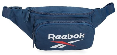 Reebok Ashland Sac Banane avec Poche Bleue 35 x 13 x 5 cm Polyester by Joumma Bags, Bleu, Talla única, Sac Banane avec Poche
