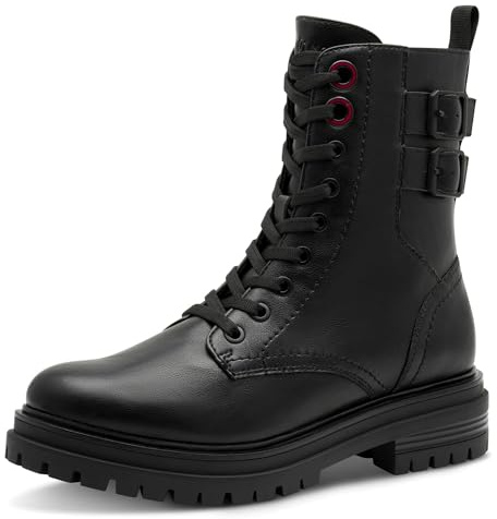 s.Oliver dam S.oliver Damen Lace Boot Flat 5-25258-45Känga
