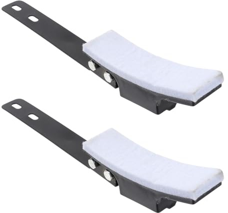 TOKIDNY 2 pièces Patins de Frein pour Vélo Exercice Semelle Antidérapante pour Maintien Sécurisé Compatibles avec Vélo Fitness Durables et Stables