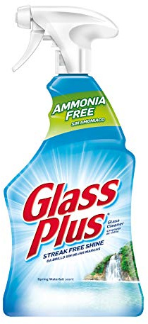 Glass Plus Glass Cleaner, 32 Fl Oz Bottle, Multi-Surface Glass Cleaner