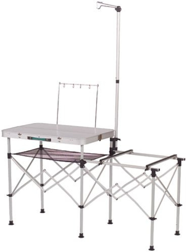 Coleman Pack-Away Portable Camp Kitchen, Outdoor Folding Kitchen with Food Prep Area, Great for Camping, Tailgating, Grilling & More