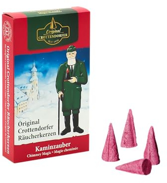 Crottendorfer 1017 Original Incense Cones Fireplace Magic Pack of 24 Size M