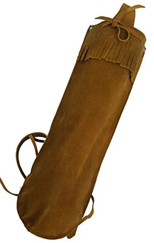 Rückenköcher, Rucksack-Köcher f. Bogensport Black.Bulls Köcher aus Leder