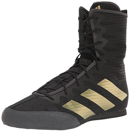 Adidas Unisex-Adult Box Hog 4 Black/Gold Metallic/Grey 12 Adult