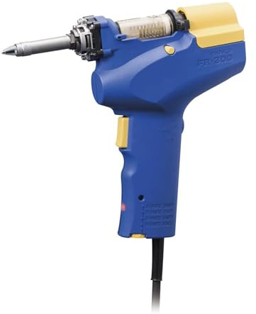 Hakko Pompa dissaldante FR-301 FR 301-20 Potenza assorbita: 110 W/Intervallo di temperatura: 350-500 °C/Resistenza di messa a terra: <2 Ohm/tensione di scarico: <2 mV/pressione negativa: 81 kPa