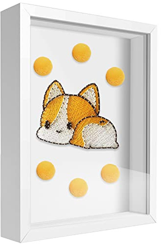 sunmeg Marcos con Profundidad 10 x 15 cm Marcos de Fotos 3D Profundidad para Objetos de hasta 3 cm Marco de Objeto Rellenable Forma Cuadrada para Colgar en la Pared o Escritorio