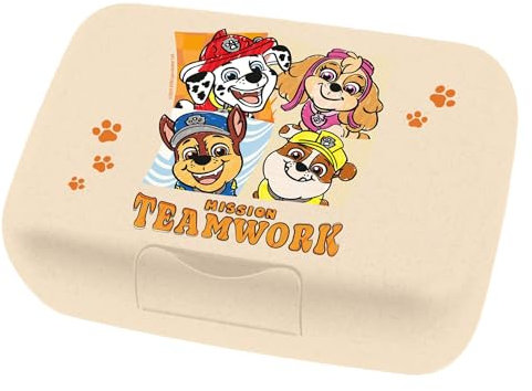 Koziol CANDY L GROW PAW PATROL Lunchbox | mit Trennschale, Clipverschluss | für Kinder | biozirkulärer Kunststoff, bruchfest, spülmaschinengeeignet | Schule, Kindergarten, Kita (organic moon)