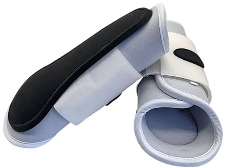 Generisch Pferdebeinbandagen, Pferdegamaschen - 1 Paar Vorderbeinschutz für,Fliegenstiefel, locker sitzende, rutschfeste Pferdefliegen-Leggings, Keine Belästigung durch, atmungsaktiv, um Bisse zu