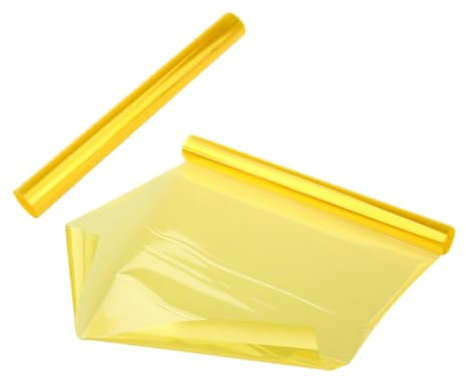 DRESSOOS Gelbe Scheinwerfer Folie Farbwechselnde Vinylfolie Für Und Nebelscheinwerfer Schutzfolie Für Auto Rücklichter Und Scheinwerfer