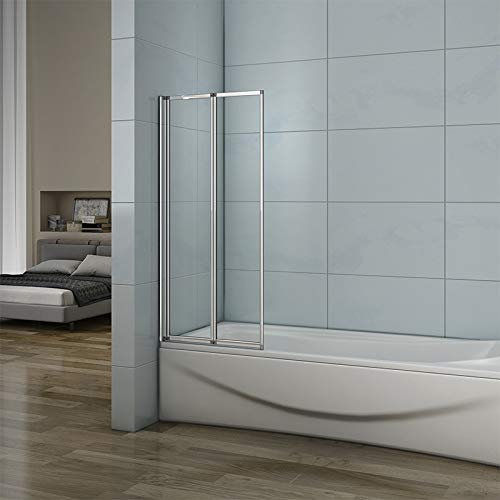 900x1400mm Height 2 Folding Pivot Shower Bath Screen Panel
