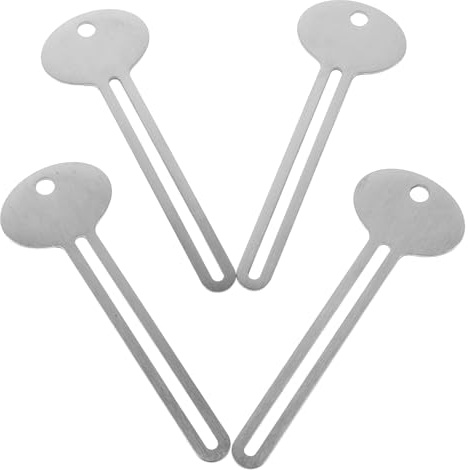 ifundom Spremitubo in Metallo per Vernice 4 Pezzi, Utensile per Spremitura Tubi Pigmento, Strumento Ergonomico per Artisti, Controllo Preciso per Acquerelli e Colori, Portatile per