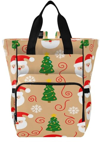 Ttgoth Sac à dos à langer étanche avec porte-biberons isothermes, sac à dos de voyage multi-poches avec sangles de poussette pour maman et papa