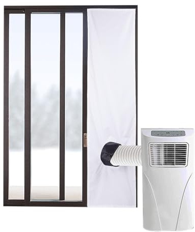 Kit de ventilación para ventana,Kit de ventilación para ventana | Paño De Sellado Universal Impermeable Portátil | Accesorios para aire acondicionado | Para Batientes Medianos Y Grandes, Secadora, Pue