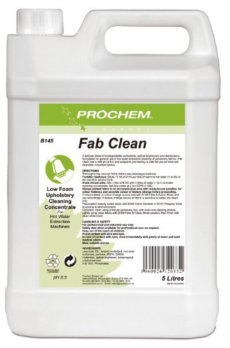 Prochem Fab Clean Professional Upholstery Concentrate Cleaning Solution 5L