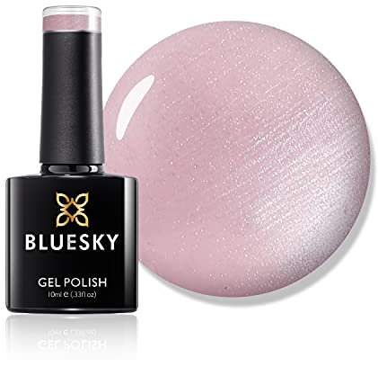 Bluesky Gel Nail Polish, Beau 80513, Light Pink, Blush, Pale, Long Lasting, Chip Resistant, 10 ml (Requires Drying Under UV LED Lamp)