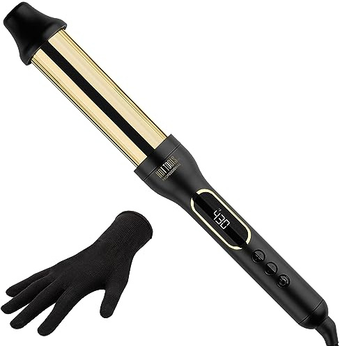 Hot Tools Pro Artist 24K Gold 2 in 1 Curling Wand, 1-1 ½” | Multiple Styles with One Tool