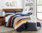 NAUTICA Home Hollins BETTWÄSCHE Set Satin 100% Baumwolle 135x200cm +1x 80x80 Kissenbezug