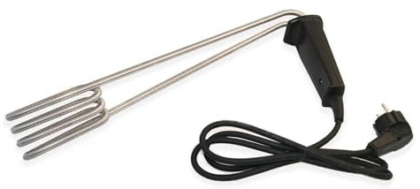 DOJA Barcelona | Tauchsieder | 1500W | Elektrische Wasserkocher-Heizung | 40x10cm | Tauchsieder-Heizung für Eimer | Wasser Widerstandsheizung | Tragbarer Flüssigkeitskessel | Reisewasserkocher