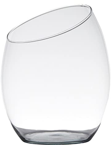 INNA-Glas Vaso da Fiori, Sfera/Rotondo, Trasparente, 32cm, Ø25,5cm