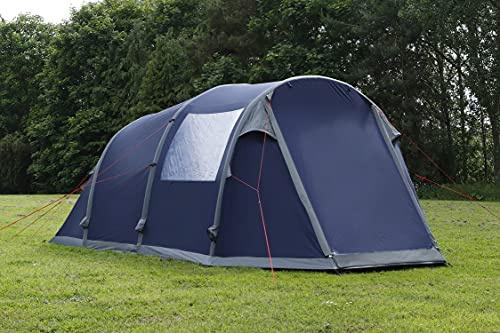 Leisurewize - 4 Man Olympus Inflatable Air Tent - Supplied with Air Pump, Pegs, Guy Lines In a handy Storage Bag