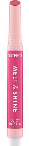 Catrice Melt & Shine Juicy Lip Balm, Nr. 060, Pink, feuchtigkeitsspendend, vergrößernd, glänzend, strahlend frisch, vegan, ölfrei, ohne Parabene, Nanopartikel frei, 1er Pack (1.3g)