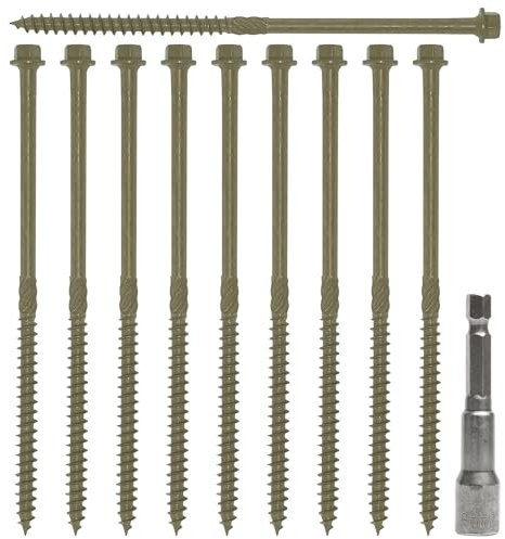 Woodside Hex Head Timber Screws 50 PACK - 150mm