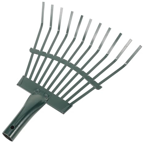 DOITOOL Rastrillo para Jardinería Herramienta Agrícola Rastrillo De Jardín para Césped y Resistente para Jardín Uso y Césped