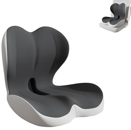 BUBEFSKD Cojín ventilado para silla de oficina lavable protege a los vertebrados ayuda al jugar, aprender, cojín terapéutico para sillas para dolores de espalda