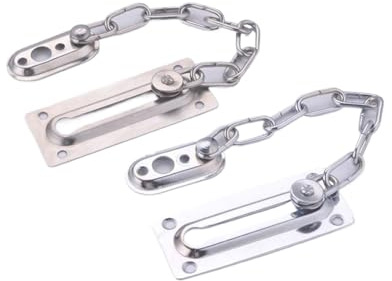 Serratura di sicurezza domestica Lucchetto in acciaio inossidabile Porta Hardware Bulloni for porta a catena con chiusura a scatto Per Porte e Finestre Interne