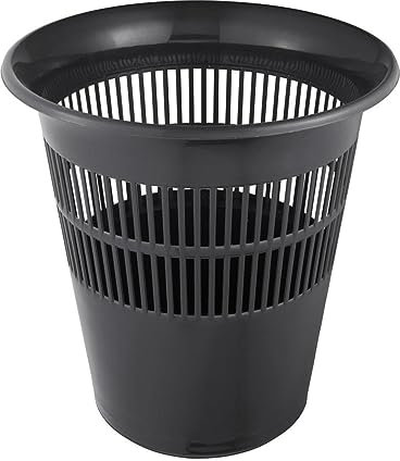 keeeper Cestino per la carta, Rotondo, 11,5 L, Ø 29 x 31 cm, Jasper, Grafite