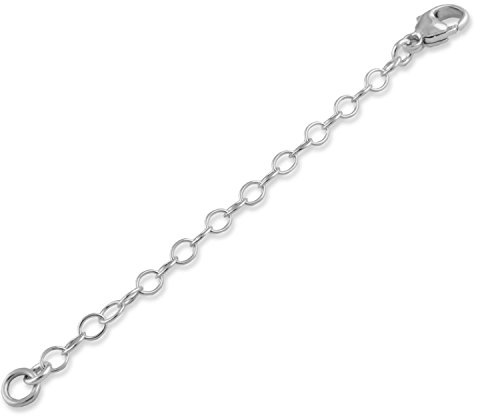 Nostrand Sterling Silver 3mm Necklace Extender Chain 1, 2, 3, 4, 5, 6 (4)