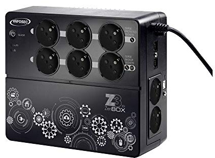 Onduleur Z3 ZenBox EX 700 VA, 4 prises secourues, 4 prises protégées