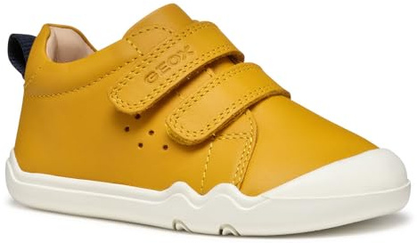 Geox B STEPPIEUP BOY A, Baby - Jungen Sneaker, Ochreyellow/Navy,