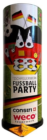 Generisch Weco Tischfeuerwerk Fußball Party EM 2024 Europameisterschaft Fanartikel