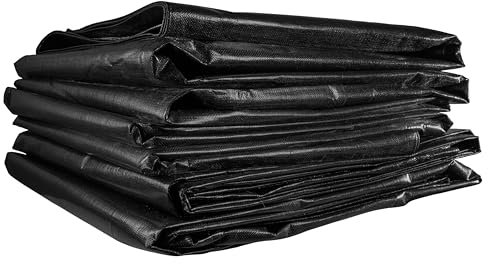 B2C Extra thick pond liner Heavy Duty Durable HDPE 25 year warranty 200gsm - 035mm thick ***FREE UNDERLAY*** (10m x 10m (32'x32'))