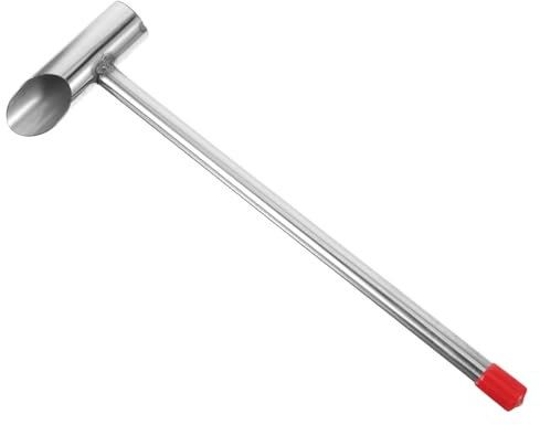 NUOBESTY Cucchiaio per Zucchero Acciaio Inossidabile per Macchine Marshmallow Strumento Ergonomico e Portatile per Preparazione Zucchero Facile Resistente Colore Casuale