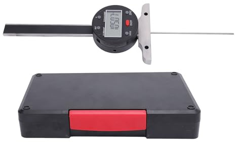 Indicadores de Profundidad Electrónica, Precisión de 0,01mm, Pantalla LCD, Rango de 0-100mm, Medidor de Profundidad, Herramienta Industrial para Carpintería, Construcción Automotri