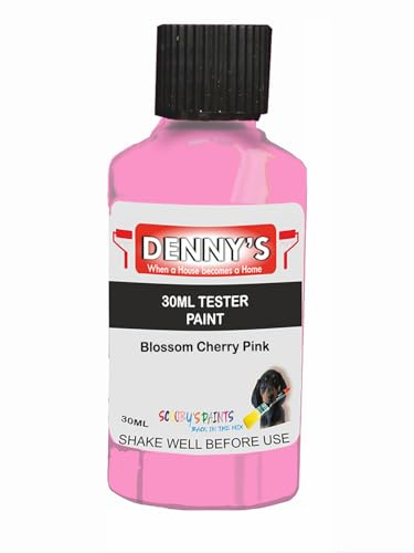 Premium Interior Wall & Ceiling Emulsion Paint – Blossom Cherry Pink – Rich Matt Finish, Durable & Washable, Low Odour, Ideal for Living Rooms, Bedrooms & Hallways (30ML Tester Bottle)